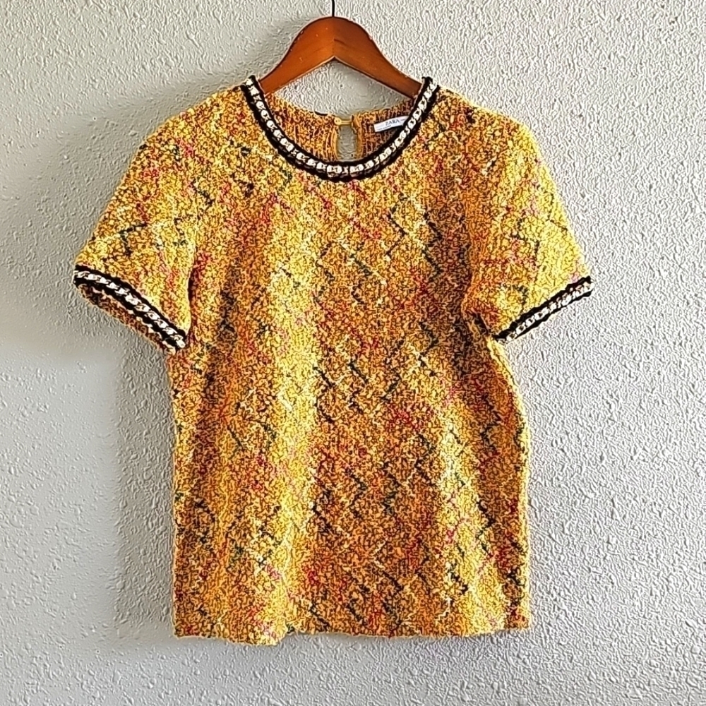 ZARA Knit Chain Top